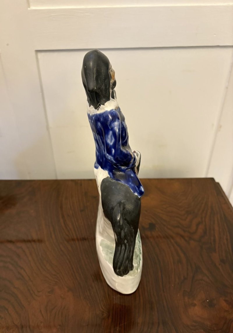 Antique Staffordshire Figure of Dick Turpin on Horseback - Image 7